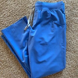 Figs Ceil Blue Kade Cargo Scrub Pants